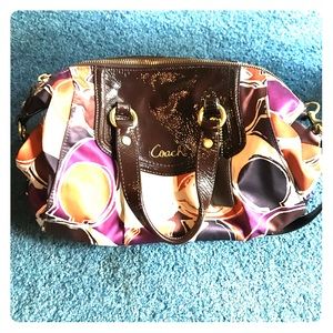 Coach Medium satchel multicolor handbag